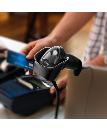 ZEBRA SCANNER KIT DS2208 2D-SR USB STAND BLK  (DS2208-SR7U2100SGW)