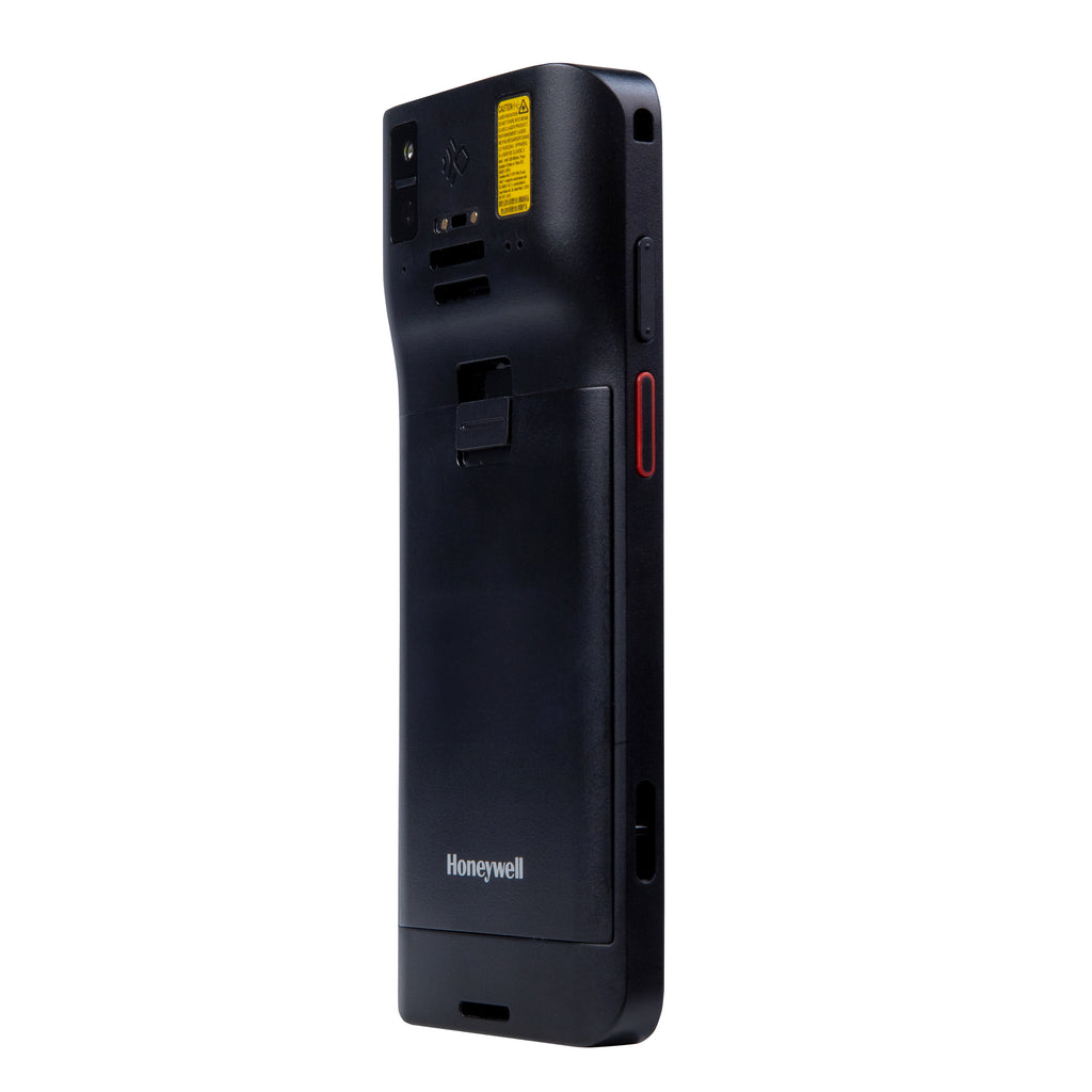 Black Honeywell device on a white background