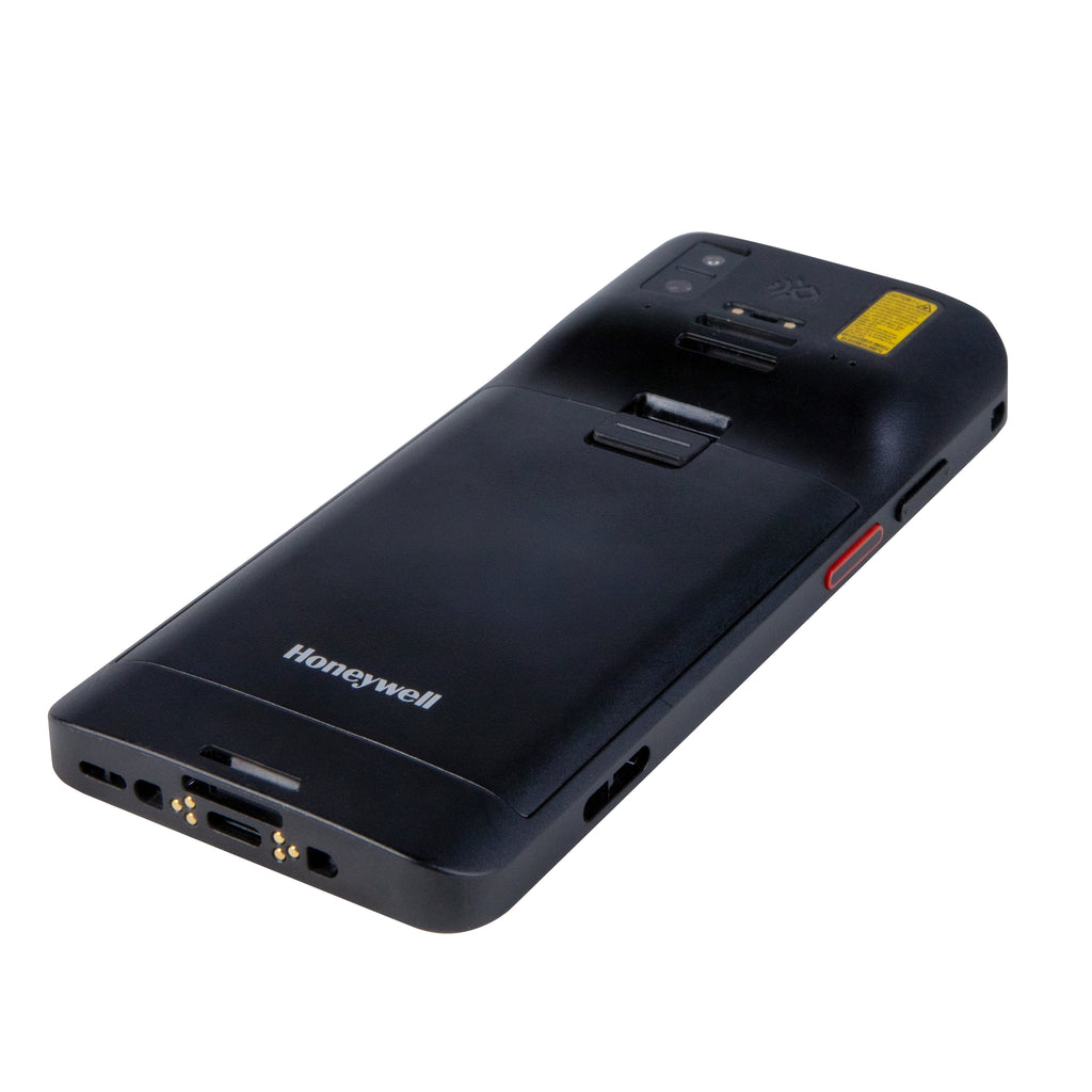 Black Honeywell industrial device on a white background