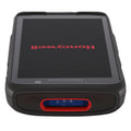 Honeywell industrial device with screen and red accent on a white background